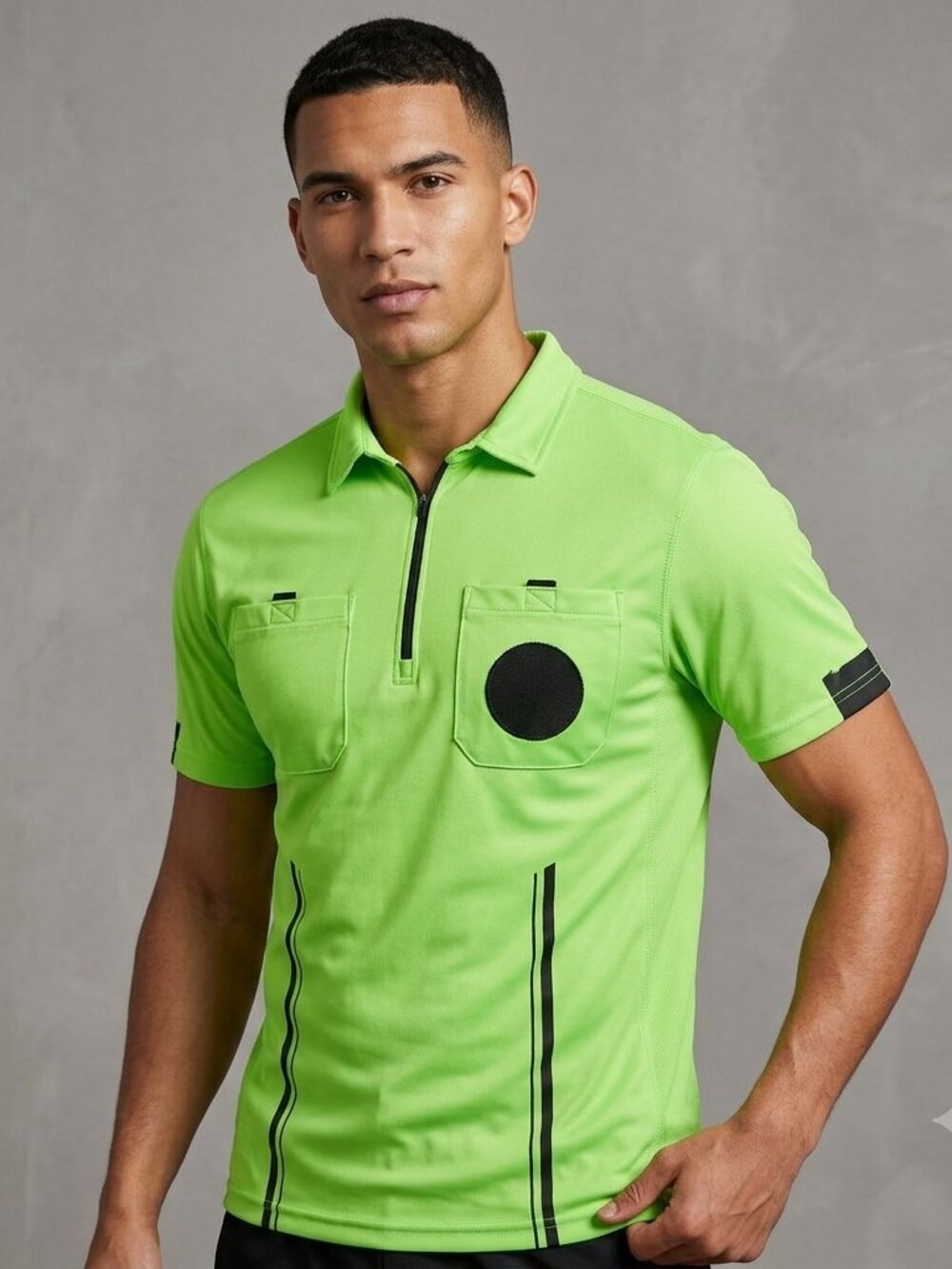Epic Sports Adult Small Neon Green Polyester Sports Shirt